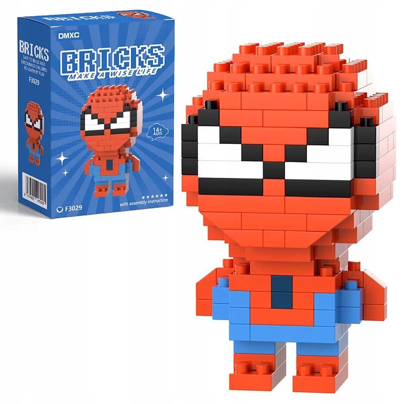 Klocki dziecięce młodzieżowe dla młodzieży chłopca dzieci SPIDERMAN 153 el.