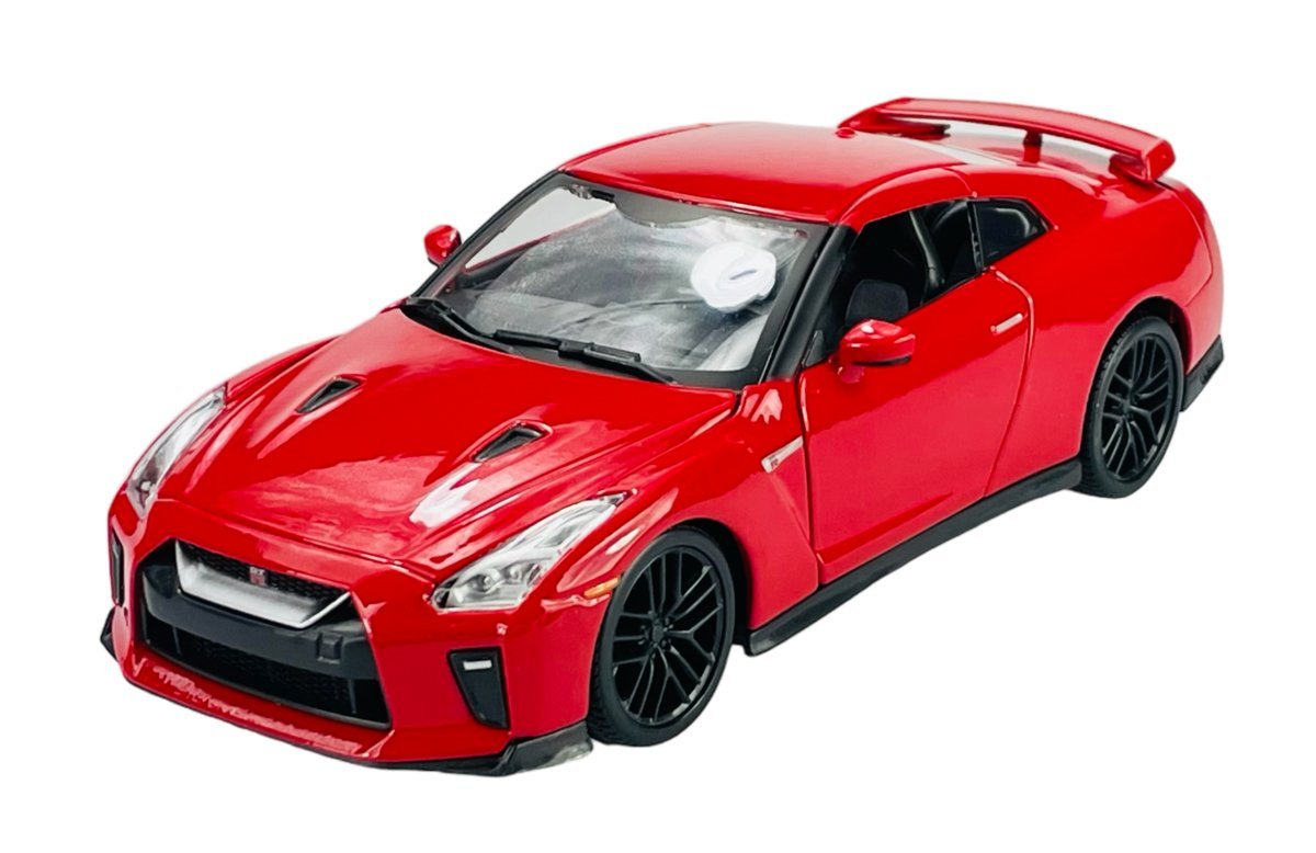 BBURAGO 2017 NISSAN GT-R CZERWONY 1:24 21082