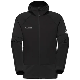 Męska bluza Mammut Massone ML Hooded Jacket Rozmiar: M / Kolor: czarny - Bluzy sportowe męskie - miniaturka - grafika 1