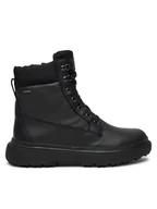 Botki damskie - Geox Trapery D46XMB 08511 C9999 Czarny - miniaturka - grafika 1
