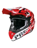 Kaski motocyklowe - Pierwszy kask EXIGE ZX 2,czerwony/biały/czarny, M - miniaturka - grafika 1
