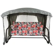 Huśtawki - Huśtawka ogrodowa Ravenna Lux z moskitierą A090-03LB PATIO - miniaturka - grafika 1