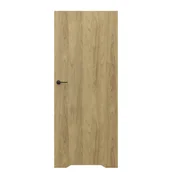 Drzwi wewnętrzne - Drzwi wewnętrzne ukryte bezprzylgowe pełne z podcięciem wentylacyjnym Hide Hikora naturalny 90 prawe - miniaturka - grafika 1