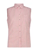 Bluzki damskie - CMP Bluzka funkcyjna w kolorze jasnoróżowo-białym - miniaturka - grafika 1