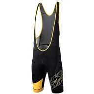 Spodenki rowerowe - Spodenki rowerowe KROSS Rubble Bib Sho (rozmiar XXL) Czarno-żółty - miniaturka - grafika 1