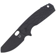 Noże - Nóż składany Fox Baby Core FRN Black, Black Stonewashed N690by Jesper Voxnaes (FX-608 B) - miniaturka - grafika 1