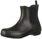 Kalosze damskie - crocs Damskie kalosze Freesail Chelsea Boot W, czarny, 36/37 EU - miniaturka - grafika 1
