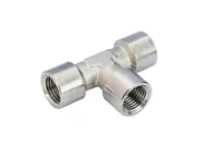 Akcesoria pneumatyczne - Trójnik T 1/4" w blistrze Airpress 4337591 - miniaturka - grafika 1