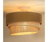Lampy sufitowe - Duolla - Żyrandol natynkowy YUTE TRIO 3xE27/15W/230V śr. 60 cm brązowy/szary/beżowy - miniaturka - grafika 1