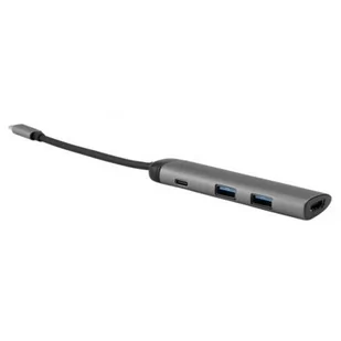 Verbatim Hub USB Verbatim Multi Port 2x USB 3.0 USB-C 3.1 HDMI 4K 49140 - Huby USB - miniaturka - grafika 1