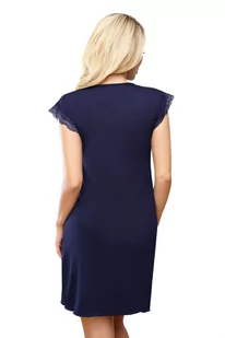 Koszulka 101 Dark Blue (Rozmiar 36) - Piżamy damskie - miniaturka - grafika 2