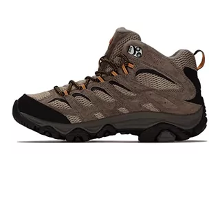 Buty trekkingowe męskie - Merrell Męskie buty trekkingowe Moab 3 Mid GTX, pekan, 45 EU - grafika 1