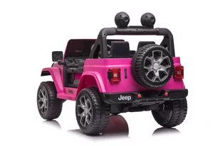 Pojazd na Akumulator Jeep Wrangler Rubicon DK-JWR555 Różowy - Pojazdy elektryczne dla dzieci - miniaturka - grafika 3