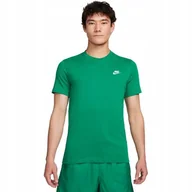 Koszulki męskie - T-shirt męski okrągły dekolt Nike AR4997-365 butelkowa zieleń rozmiar XXL - miniaturka - grafika 1