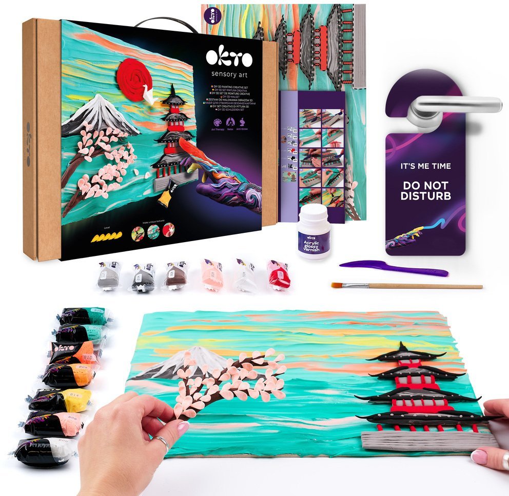 Zestaw kreatywny do modelowania 3D Japan