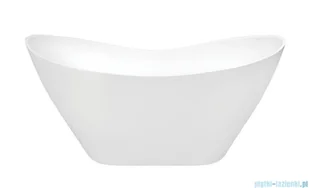 Besco Viya 170x72cm wanna wolnostojąca konglomeratowa + syfon klik-klak chrom #WMD-170-V | - Wanny z hydromasażem - miniaturka - grafika 7