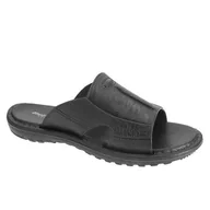 Klapki i japonki męskie - Klapki męskie casual Beppi 2161522 czarne - miniaturka - grafika 1