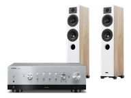 Zestawy stereo - Yamaha R-N1000A (srebrny) + Diva 5 (dąb) - miniaturka - grafika 1