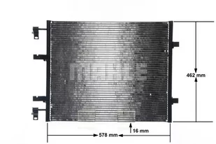 Skraplacz, klimatyzacja Mahle AC 708 000S - Akcesoria do klimatyzacji i ogrzewania - miniaturka - grafika 1