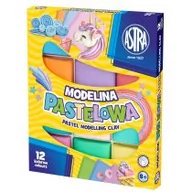 Masy plastyczne - Astra Modelina pastelowa 12 kolorów - miniaturka - grafika 1