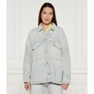 Kurtki damskie - Tommy Hilfiger Kurtka jeansowa Oversize fit - miniaturka - grafika 1