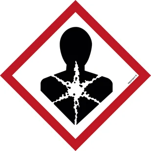 LD008 PRODUKT POWAZNIE ZAGRAŻAJĄCY ZDROWIU, FN - FOLIA SAMOPRZYLEPNA; (250X250MM) - Systemy ekspozycyjne i znaki informacyjne - miniaturka - grafika 1