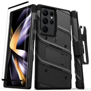 Etui ZIZO Bolt do Samsung Galaxy S23 Ultra Czarny + Szkło hartowane 9H - Etui i futerały do telefonów - miniaturka - grafika 1