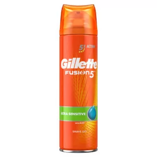 Gillette Procter&Gamble Fusion Sensitive Skin Żel do golenia dla mężczyzn dla skóry wrażliwej 200 ml - Kosmetyki do golenia - miniaturka - grafika 1