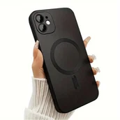 Inne - TEMU Błyszczące Metalowe Etui z Miękką Farbą Ochronną na iPhone 11 - miniaturka - grafika 1