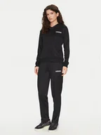 Dresy damskie - adidas Dres Essentials Linear JD2695 Czarny Slim Fit - miniaturka - grafika 1