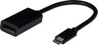 Adaptery i przejściówki - Adapter USB EFB EFB USB3.2 Adapterkabel,Typ-C DP1,4,Typ-C Stecker-DP20,0,15m - miniaturka - grafika 1