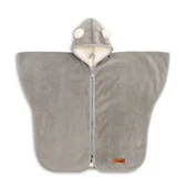 Otulacze - PONCZO SAMOCHODOWE SZARY PLUSZ - miniaturka - grafika 1