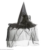 Dodatki do strojów karnawałowych - Widmann Kapelusz "Czarownica z Pająkiem" WI9395R - miniaturka - grafika 1