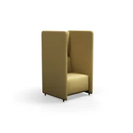 Inne meble biurowe - Fotel CLEAR SOUND, 1-oobowy, tkanina Pod CS, żółty - miniaturka - grafika 1