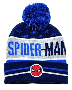 Zimowa niebieska czapka Spider-Man - 52 cm. - Czapki damskie - miniaturka - grafika 1
