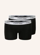 Majtki damskie - Calvin Klein Bokserki Icon Cotton Stretch, 2 Szt. schwarz - miniaturka - grafika 1