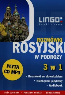 Rosyjski w podróży Rozmówki 3 w 1 + CD - Mirosław Zybert - Książki do nauki języka rosyjskiego - miniaturka - grafika 1