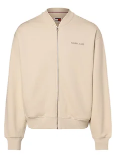 Tommy Jeans Męska bluza rozpinana Mężczyźni Bawełna beżowy jednolity, S - Bluzy męskie - miniaturka - grafika 1