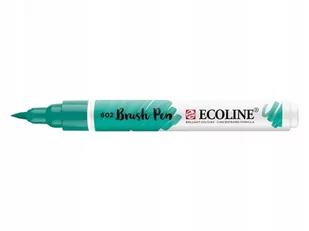 Talens PISAK ECOLINE BRUSH PEN: 602 DEEP GREEN 11506020 - Kredki, ołówki, pastele i pisaki - miniaturka - grafika 1