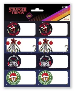 Stranger Things Christmas - naklejki na zeszyt - Pasmanteria - miniaturka - grafika 1