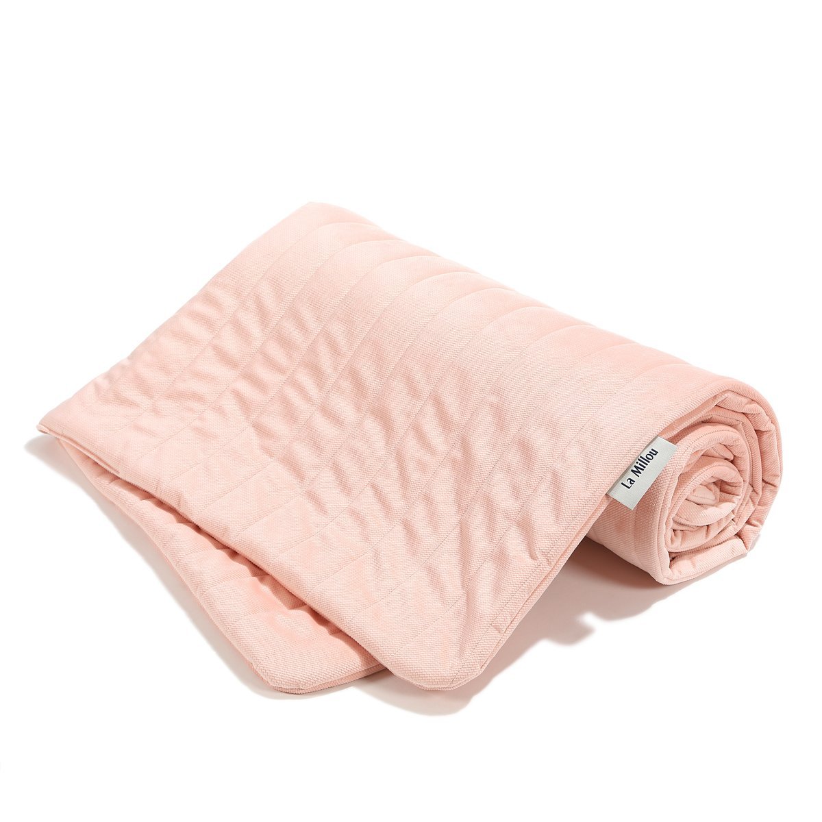 La Millou Ciepły Koc Velvet Pure POWDER PINK L