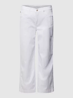 Spodnie damskie - Jeansy o kroju regular fit z 5 kieszeniami model ‘CULOTTE’ - grafika 1