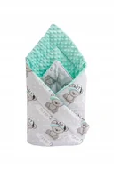 Rożki i beciki - Jackmar Becik ro��ek dwustronny Bawe��na Minky - miniaturka - grafika 1