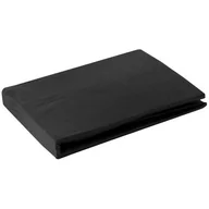 Prześcieradła - Euro Firany Prześcieradło z gumką Nova3 Czarny 140x200 5900811864301 - miniaturka - grafika 1