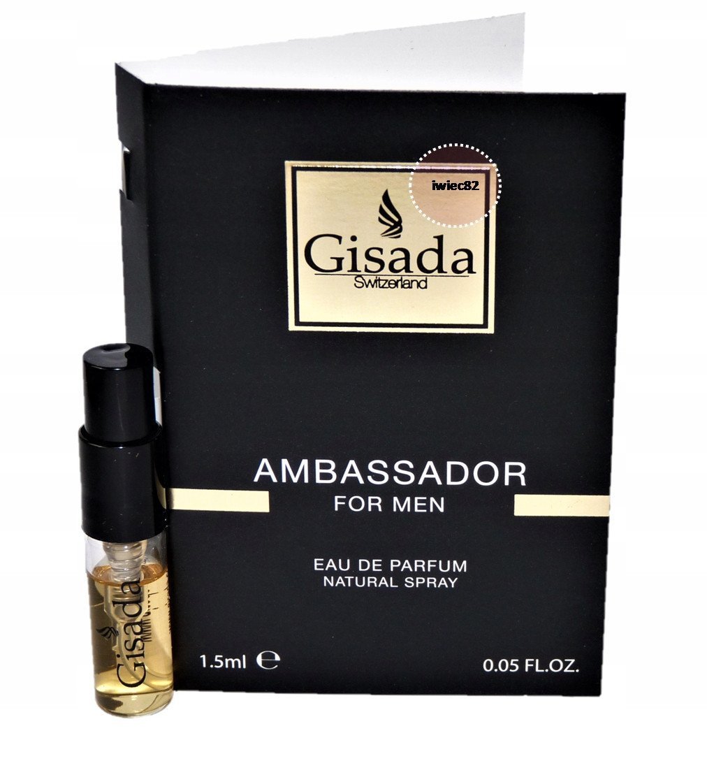 Gisada, Ambassador, Eau De Parfum, For Men, 1.5 ml *Vial For Men