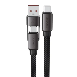 Kabel przewód USB-C - USB-A / USB-C 480Mb/s 3A 1.2m - czarny ACEFAST - Kable USB - miniaturka - grafika 1