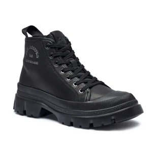 Karl Lagerfeld Skórzane buty trekkingowe - Buty trekkingowe męskie - miniaturka - grafika 1