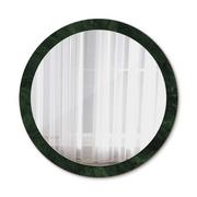 Lustra - Nowoczesne Okrągłe Lustro Zielony marmurek 100cm - miniaturka - grafika 1