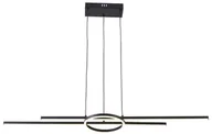 Lampy sufitowe - Lampa wisząca Ledowa czarna Xandra Reality - miniaturka - grafika 1