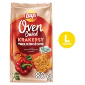 Inne przekąski suche - Lays - Krakersy wielozbożowe o smaku czerwonej papryki w ziołach - miniaturka - grafika 1